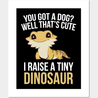 I Raise A Tiny Dinosaur Posters and Art